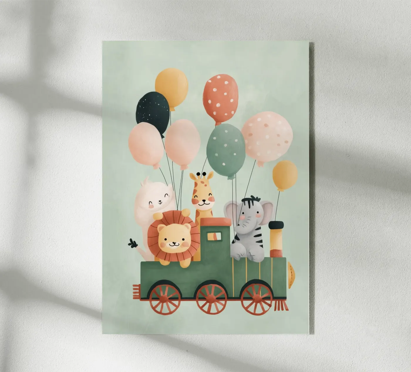 Balloon Train Adventure plexiglass da Kiara