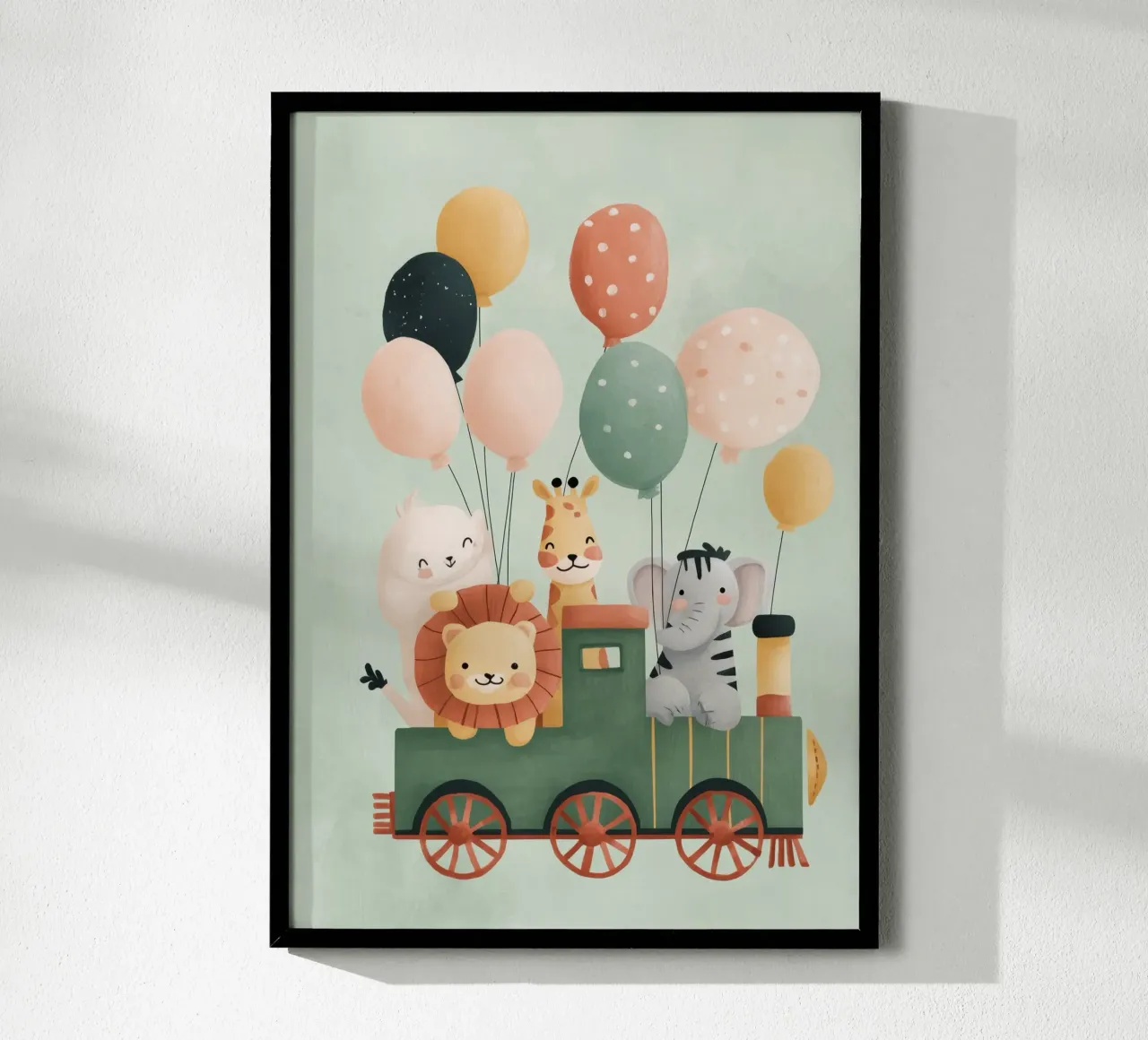 Balloon Train Adventure poster da Kiara