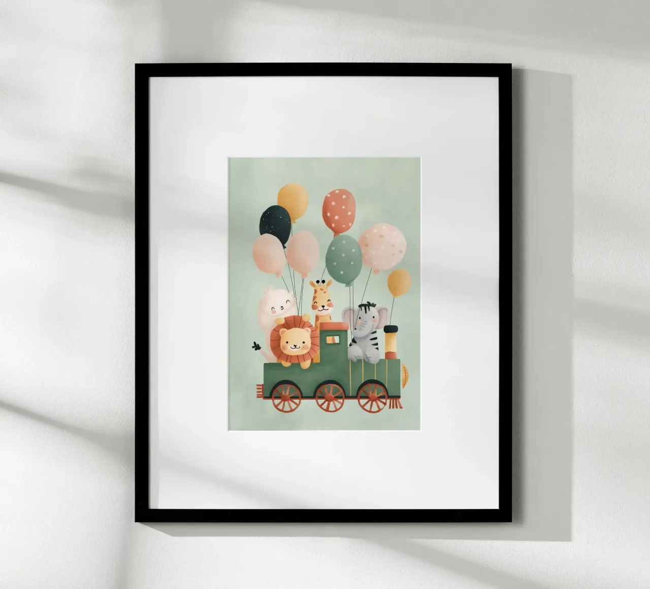 Balloon Train Adventure poster da Kiara