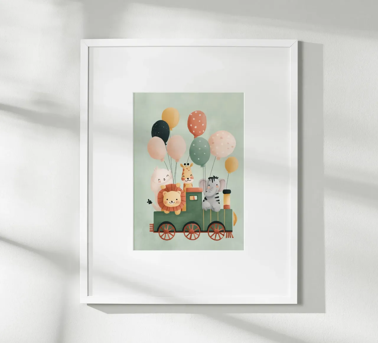 Balloon Train Adventure poster da Kiara