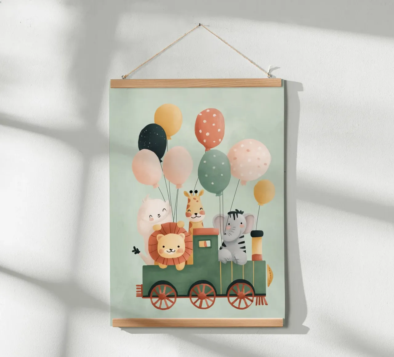 Balloon Train Adventure poster da Kiara