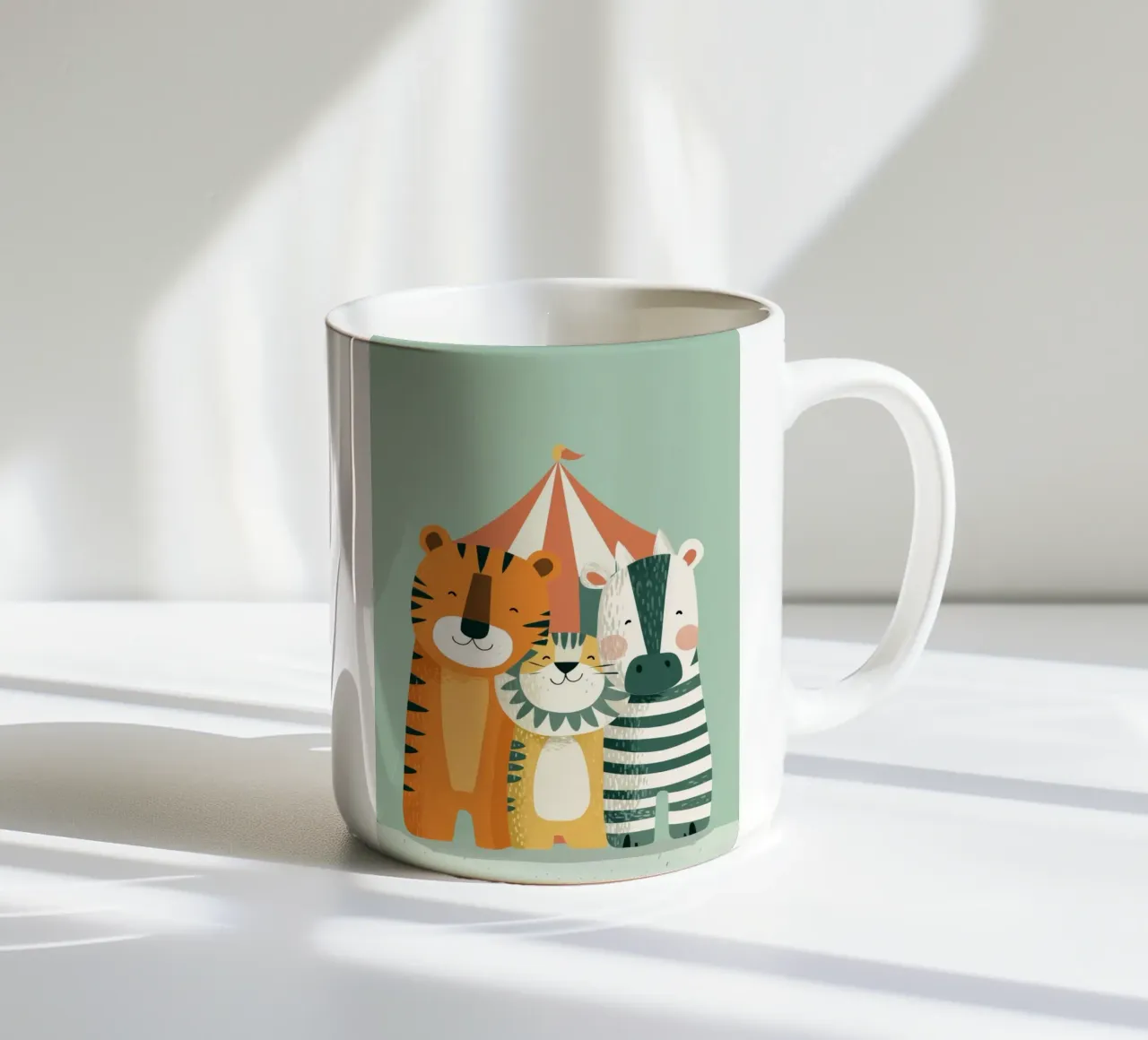 Circus of Friendship keramische mok van Kiara