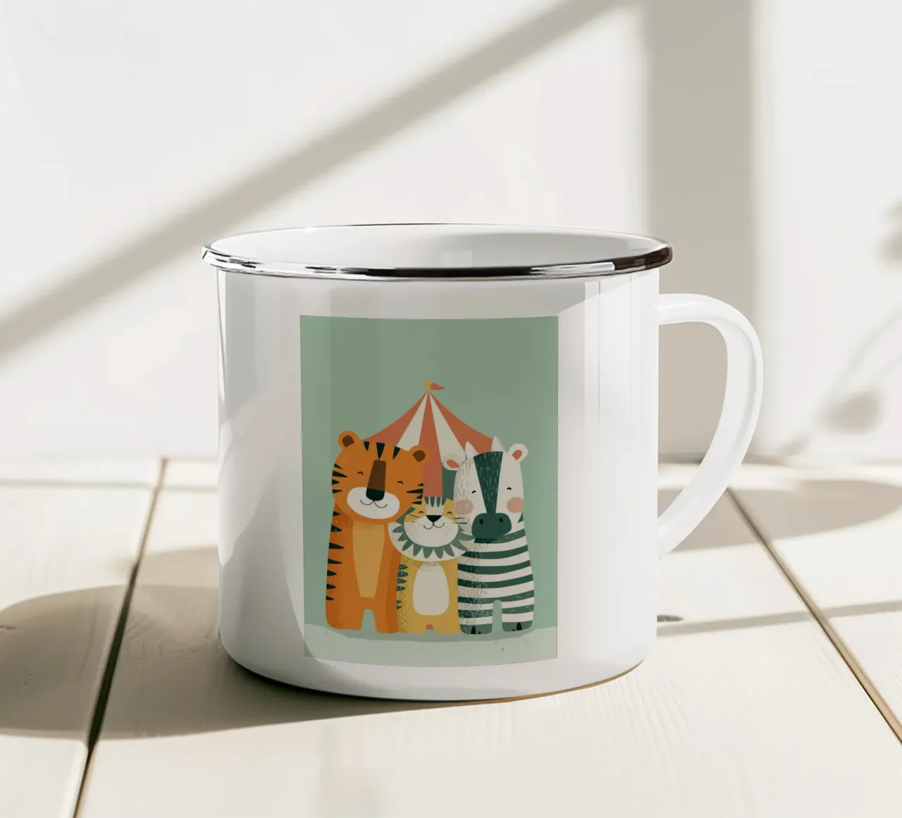 Circus of Friendship tazza in smalto da Kiara