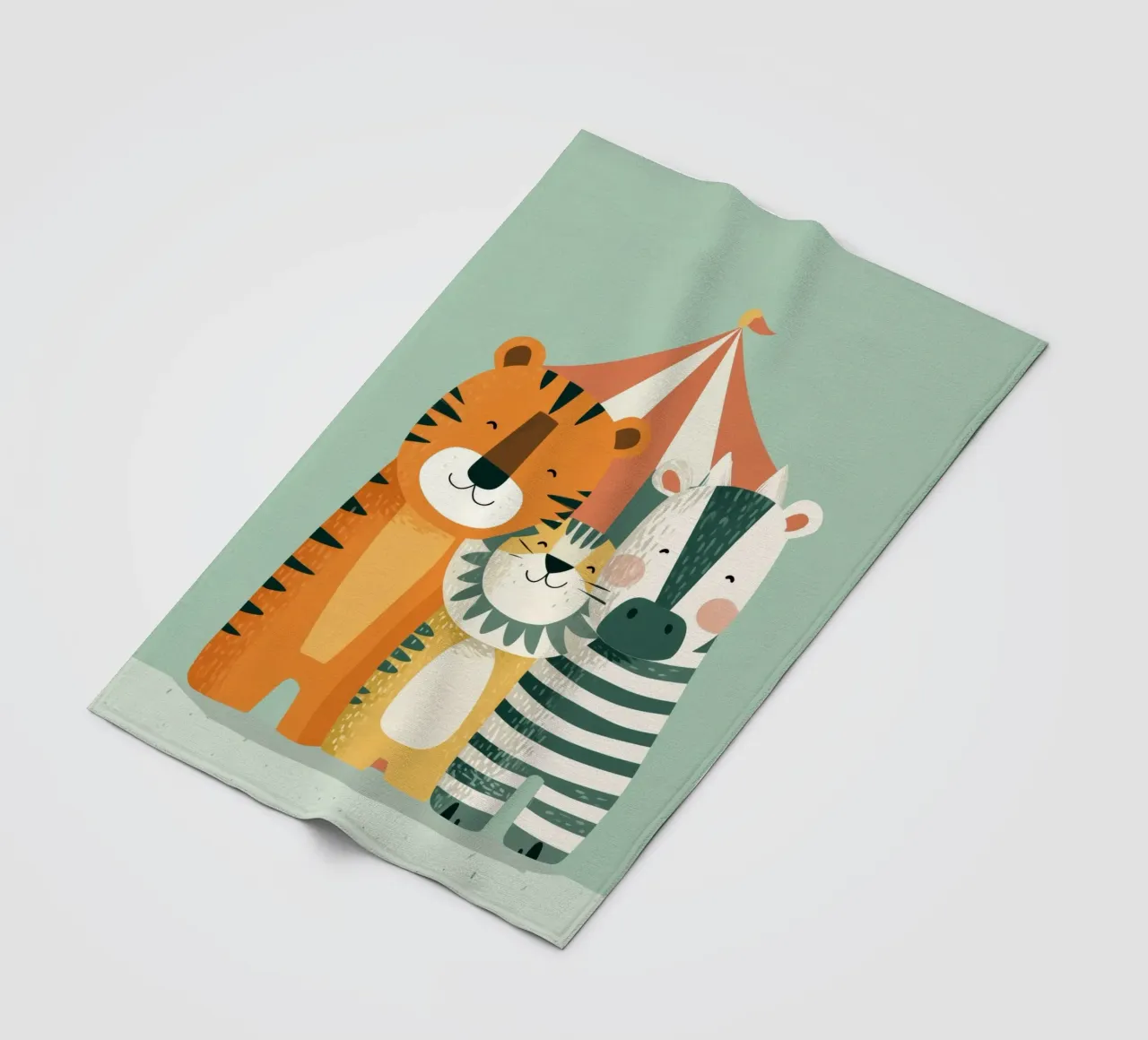 Circus of Friendship plaid polaire de Kiara