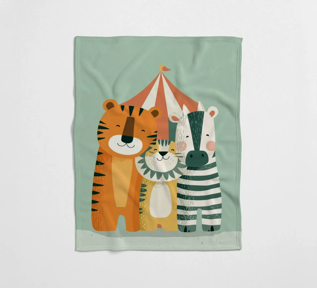 Circus of Friendship plaid polaire de Kiara