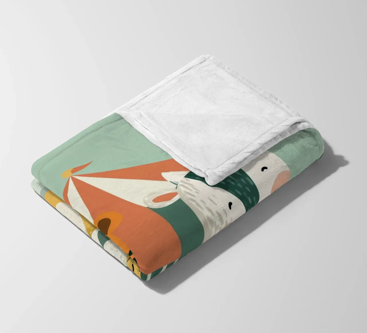 Circus of Friendship plaid polaire de Kiara