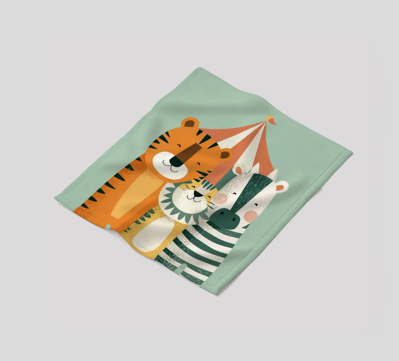 Circus of Friendship plaid polaire de Kiara