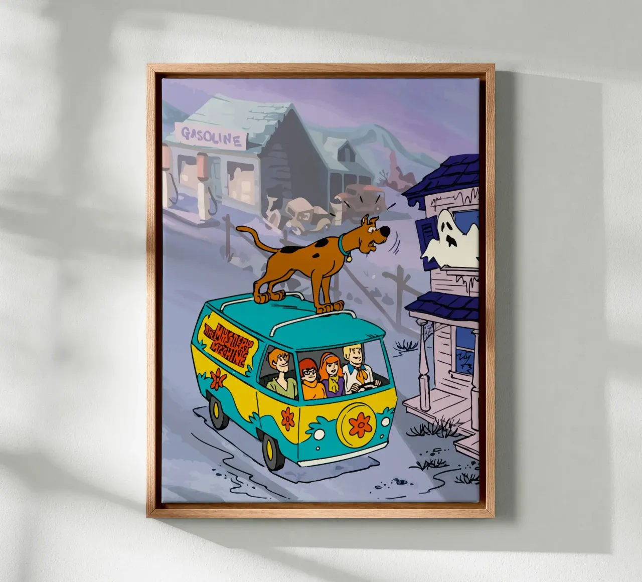 Scooby-Doo tela con Cornice a cassetta da Dumery Art