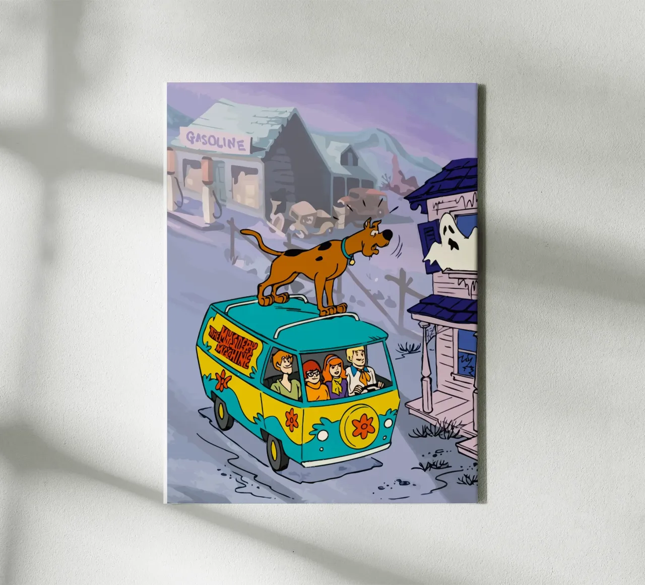 Scooby-Doo tela con Cornice a cassetta da Dumery Art