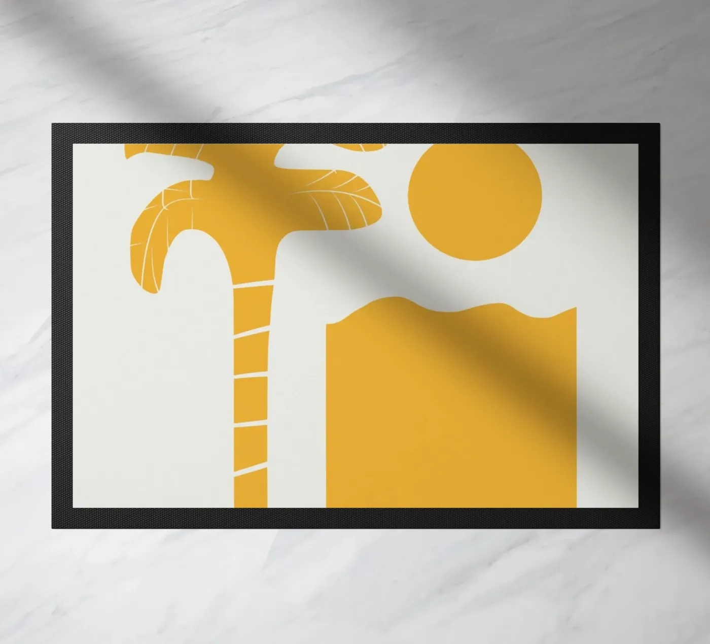 Summer beach element doormat by Little Dean