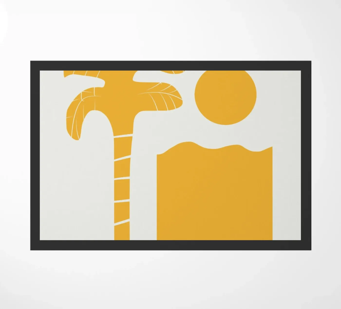 Summer beach element doormat by Little Dean