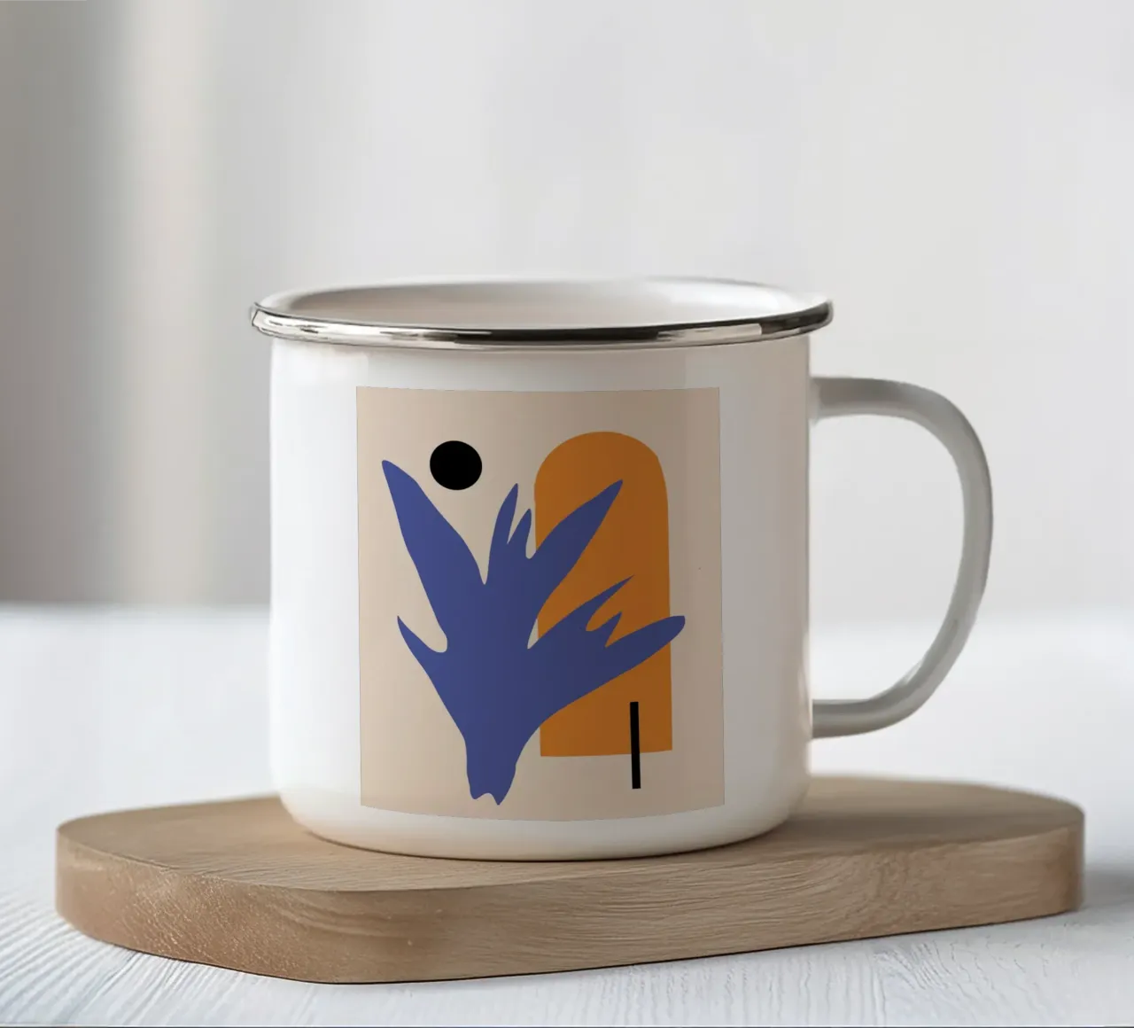 Impianti e interni tazza in smalto da Little Dean