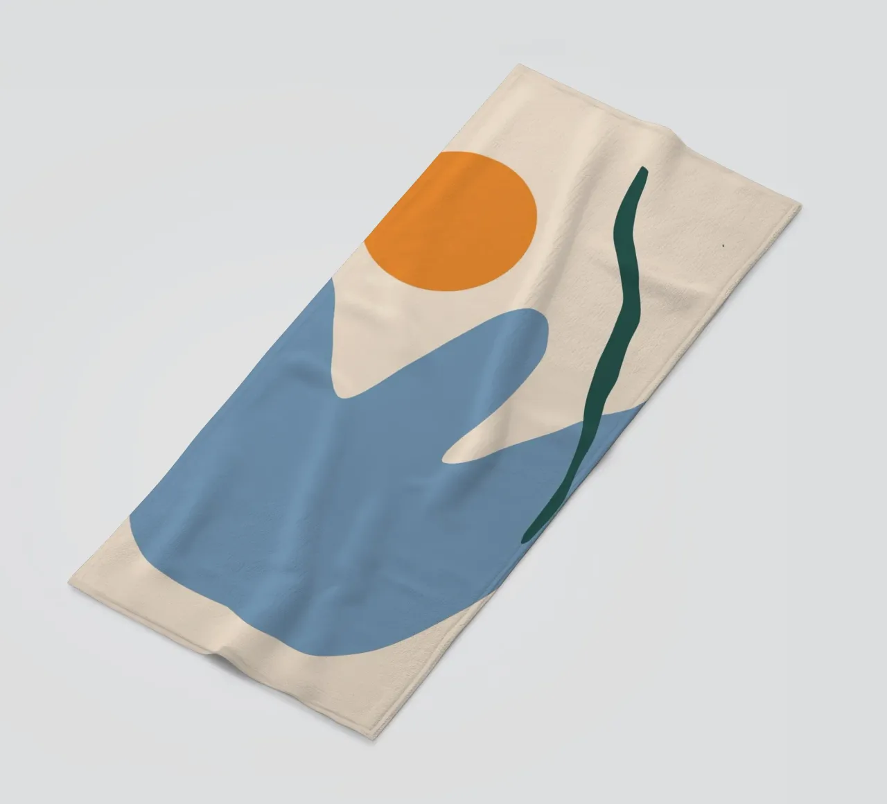 Impianto e sole minimo telo mare da Little Dean