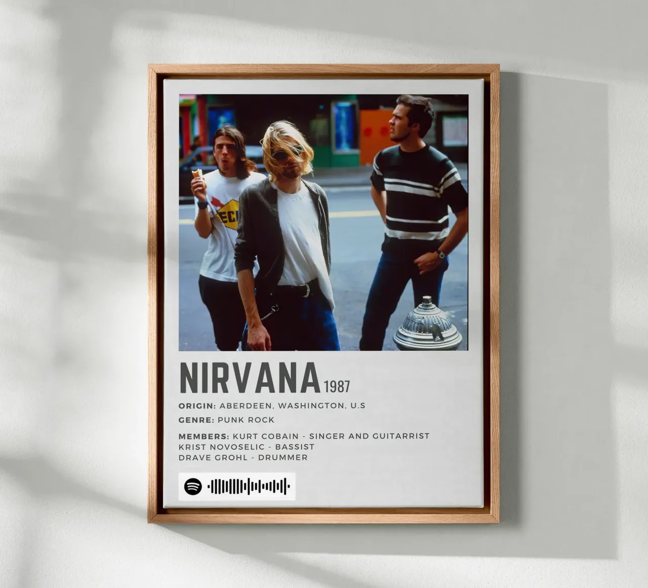 Nirvana tela con Cornice a cassetta da Roronoa7