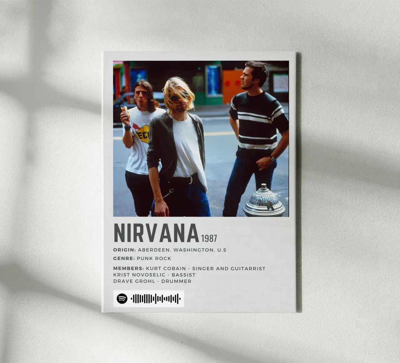 Nirvana tela con Cornice a cassetta da Roronoa7