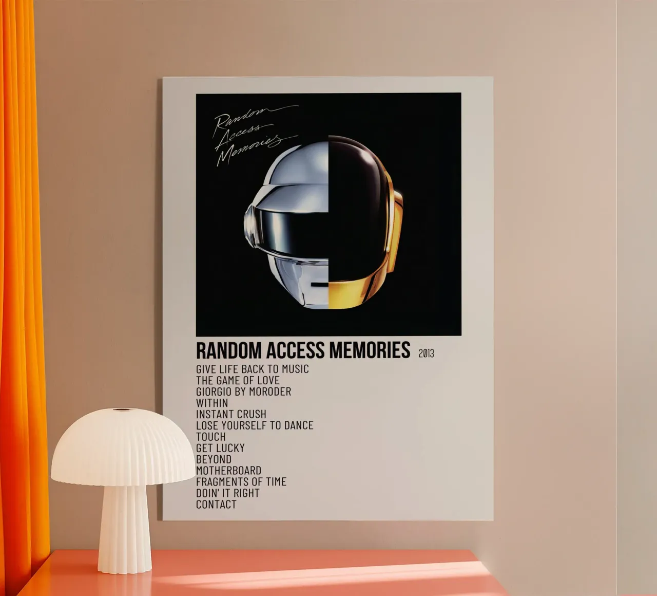 Daft Punk Random Access Memories plexiglass da Roronoa7