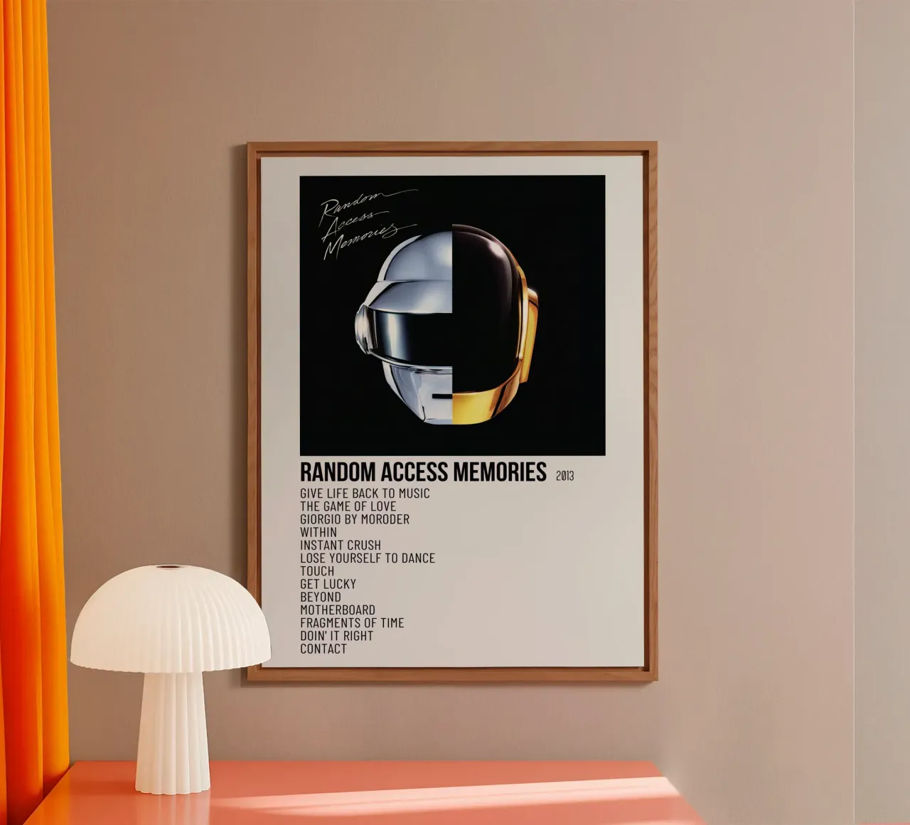 Daft Punk Random Access Memories alluminio dibond da Roronoa7