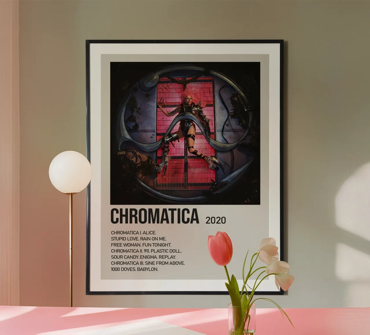 Lady Gaga Chromatica poster da Roronoa7