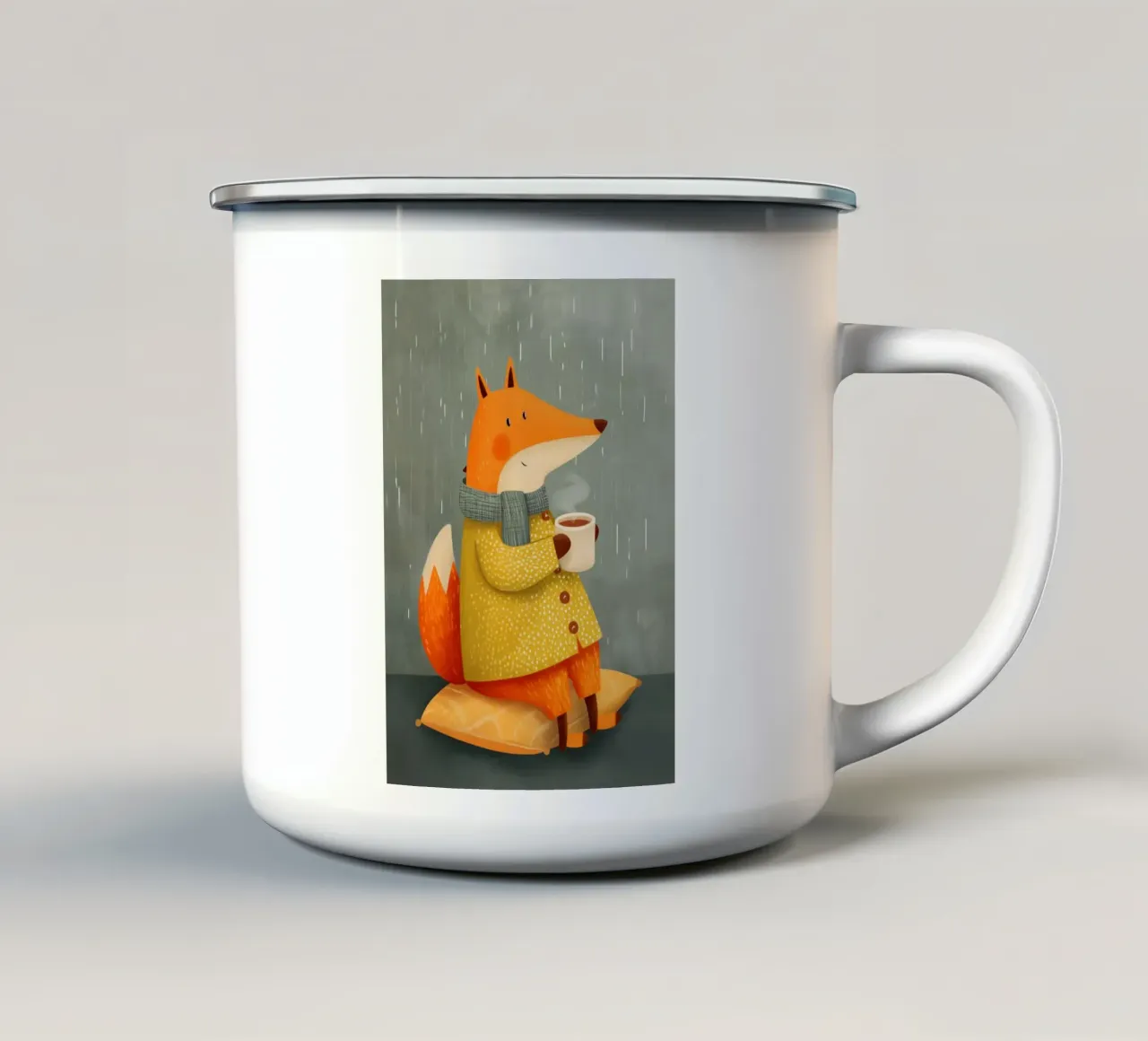 Cozy Fox tazza in smalto da Kiara