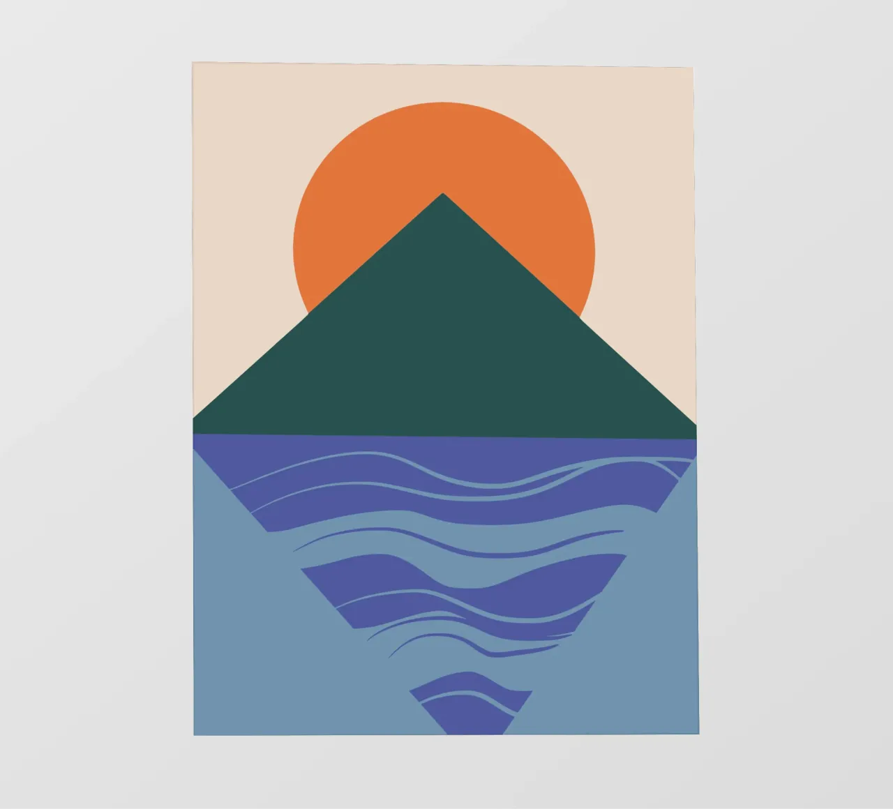 Missing reflection Backlit Folie von Little Dean