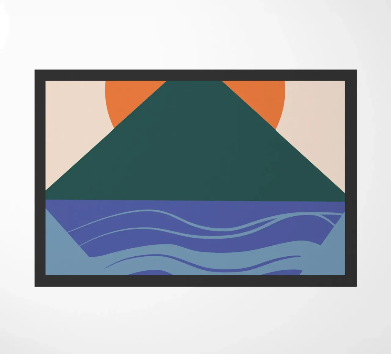 Missing reflection doormat by Little Dean