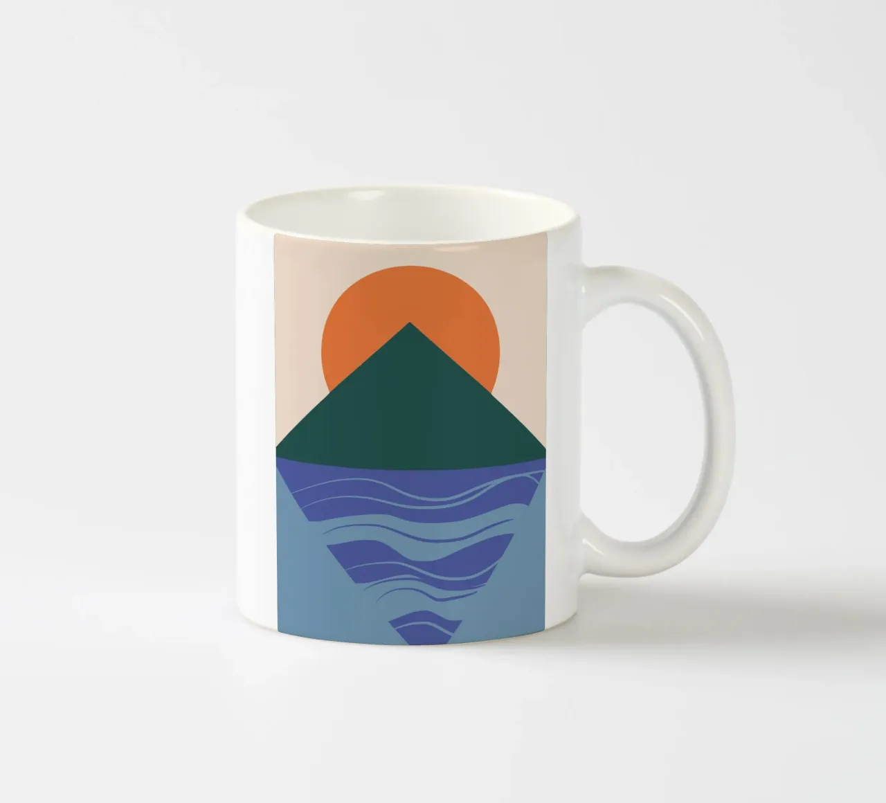 Missing reflection ceramic mug by Little Dean