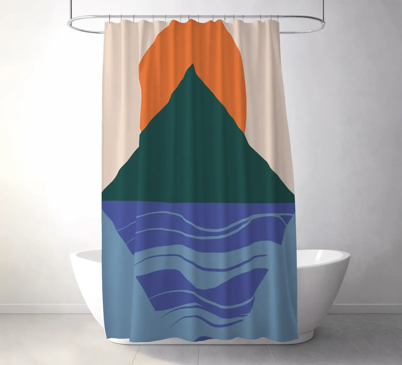 Missing reflection Duschvorhang von Little Dean