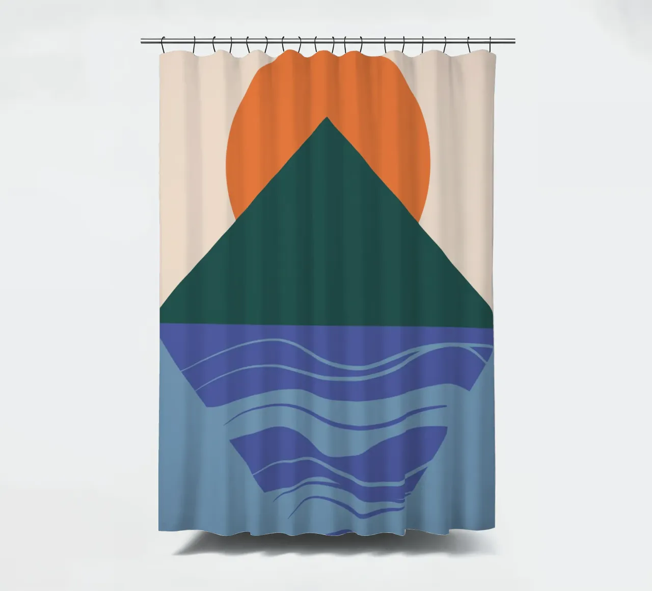 Missing reflection Duschvorhang von Little Dean