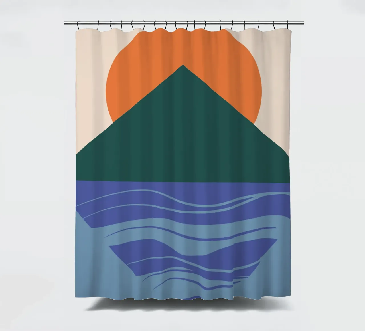 Missing reflection Duschvorhang von Little Dean