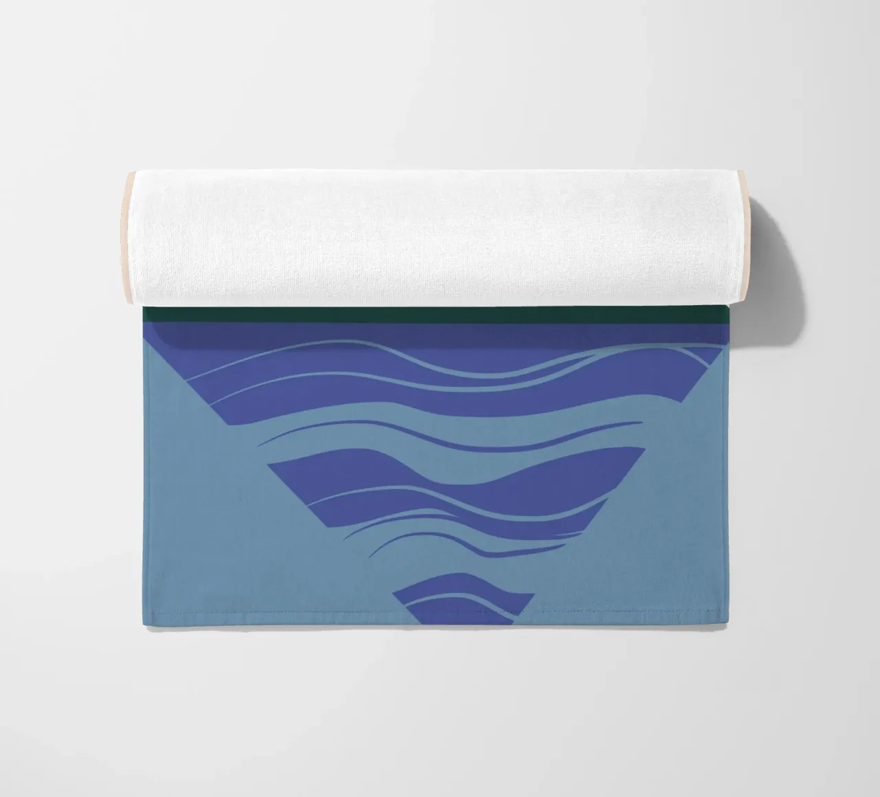 Missing reflection beach towel by Little Dean