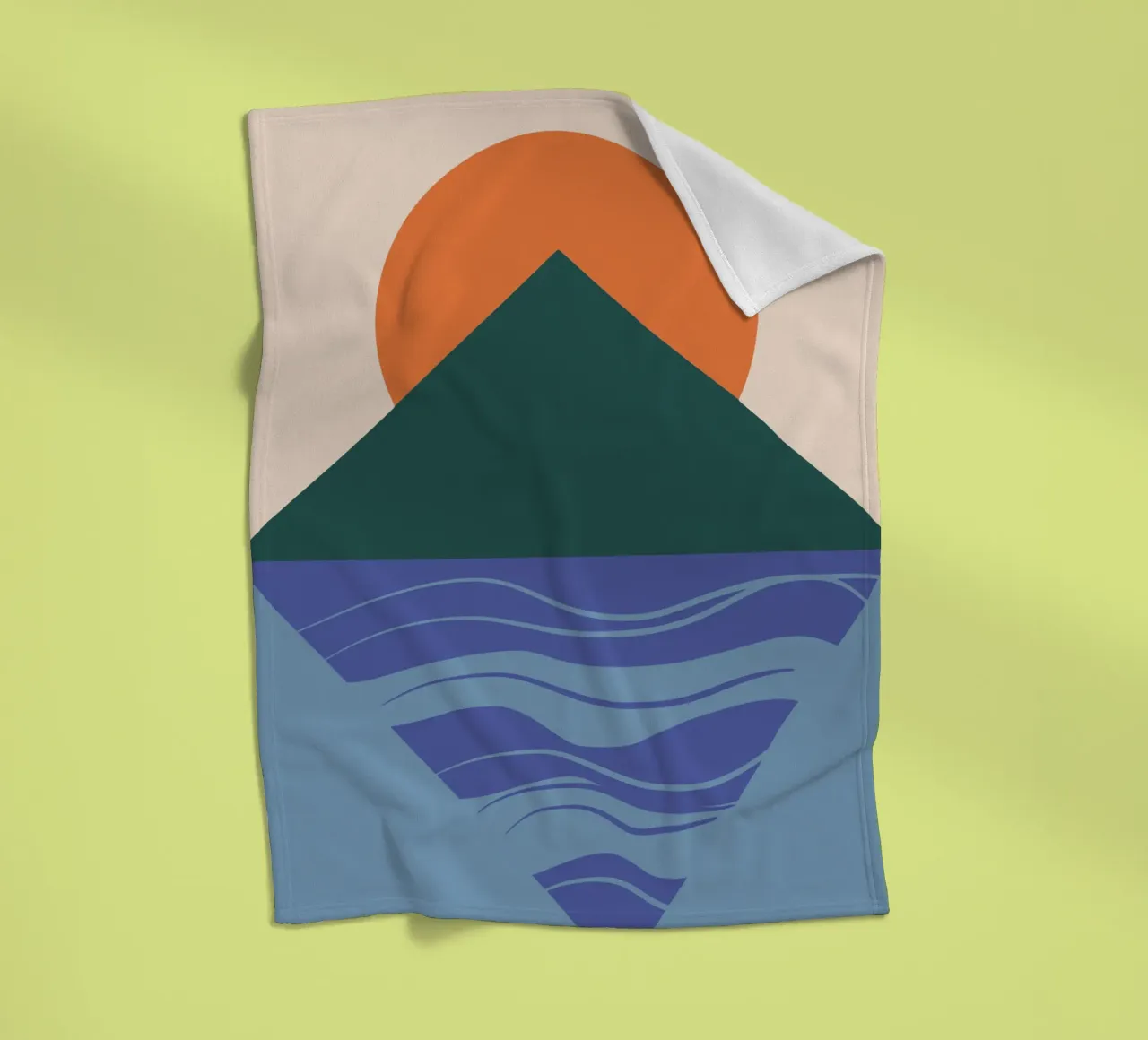 Missing reflection fleece blanket by Little Dean