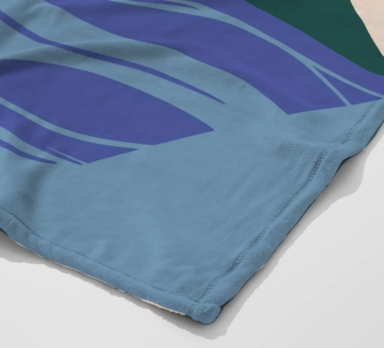 Missing reflection fleece blanket by Little Dean