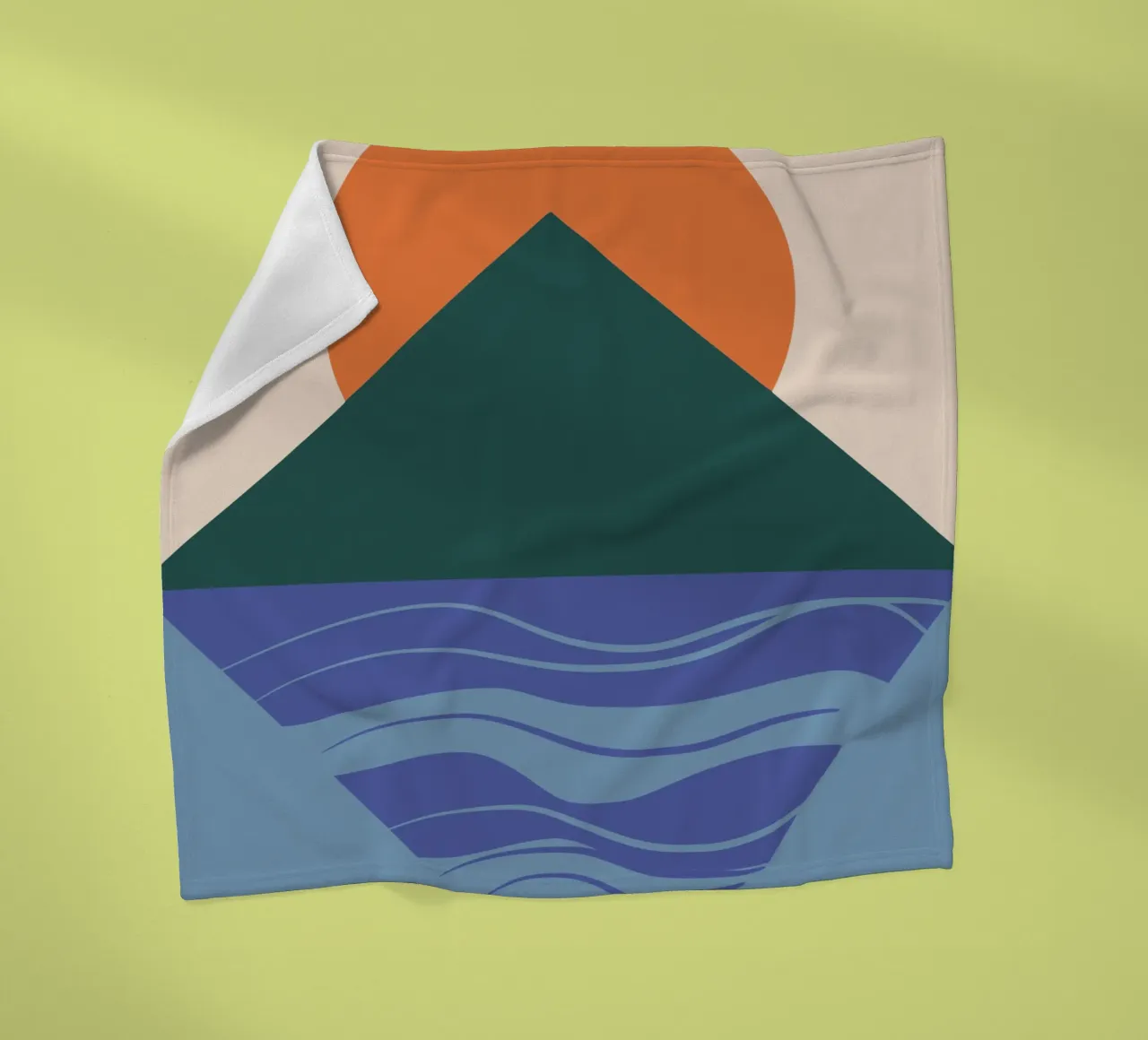 Missing reflection fleece blanket by Little Dean