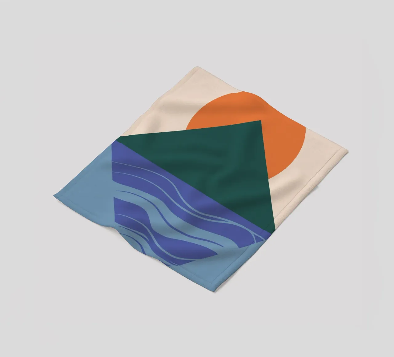 Missing reflection fleece blanket by Little Dean
