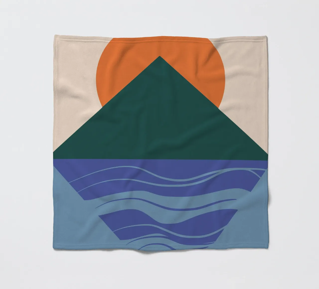 Missing reflection fleece blanket by Little Dean