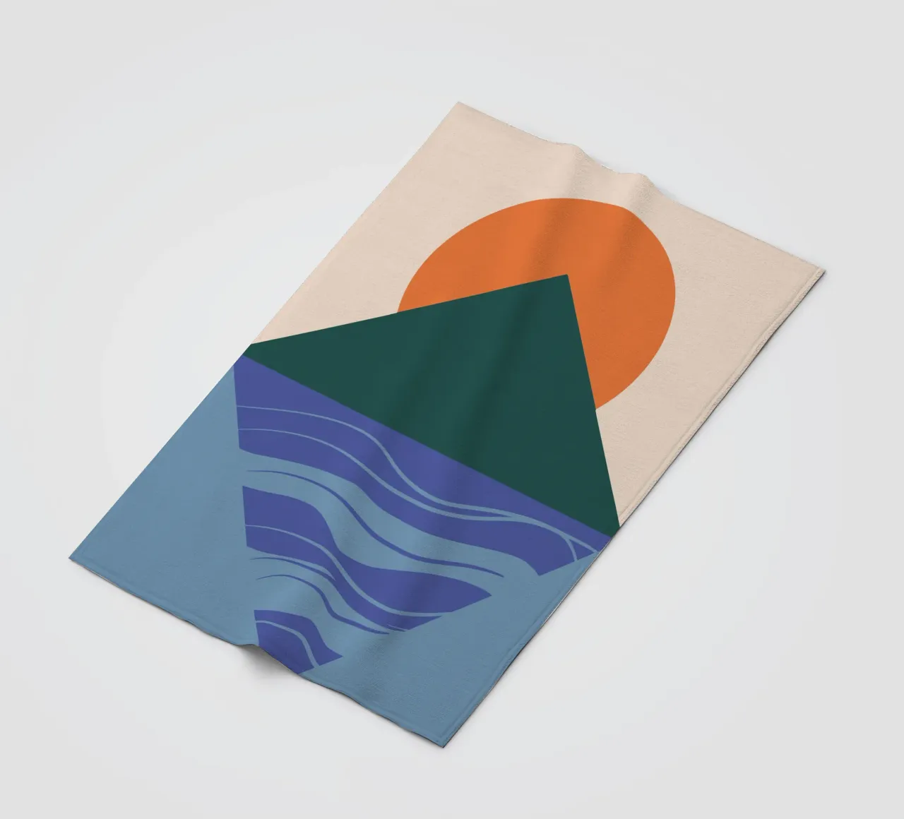 Missing reflection fleece blanket by Little Dean