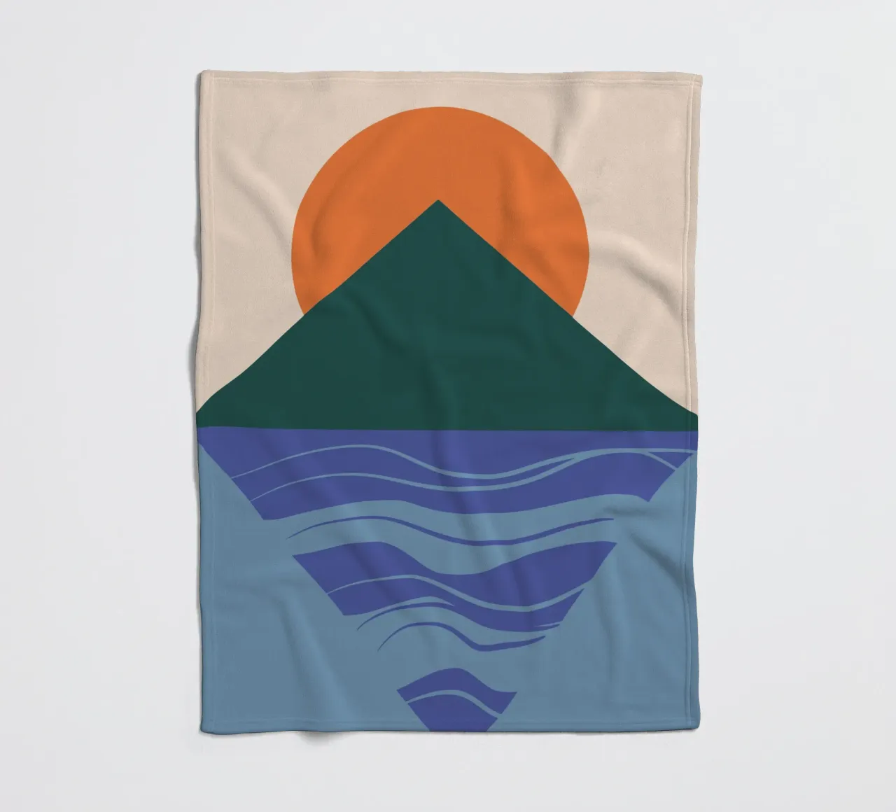 Missing reflection fleece blanket by Little Dean