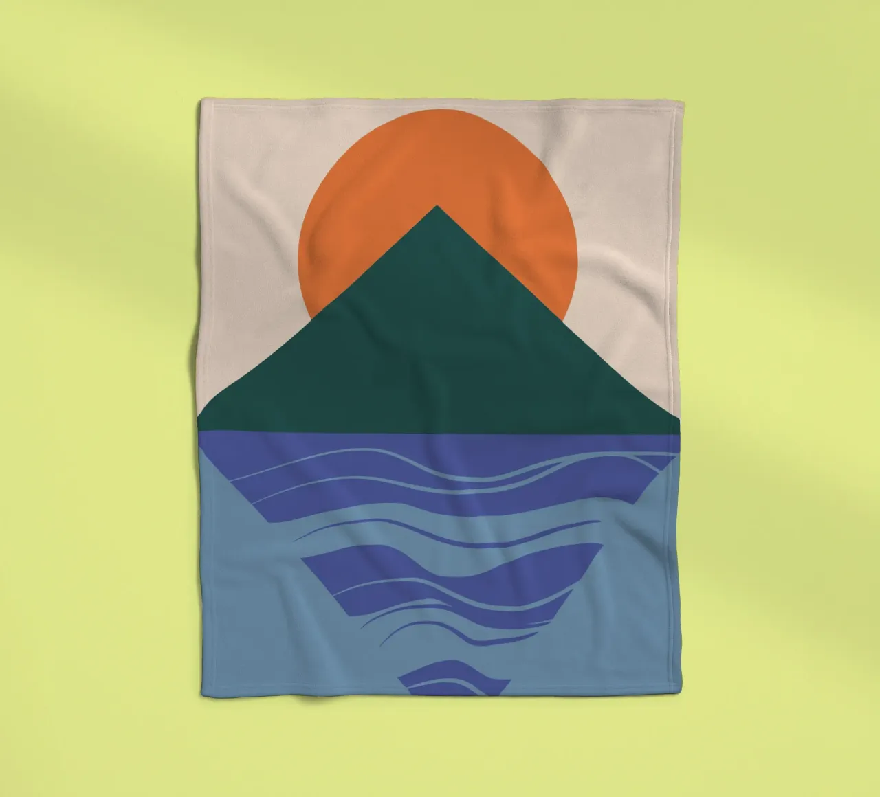 Missing reflection fleece blanket by Little Dean