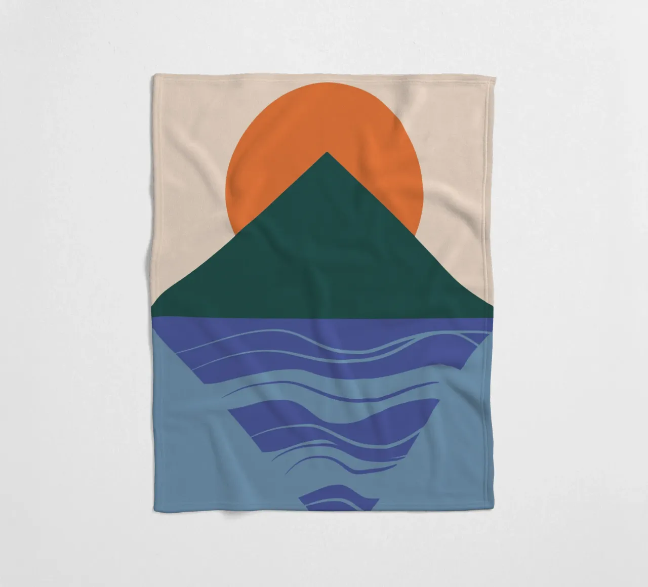 Missing reflection fleece blanket by Little Dean