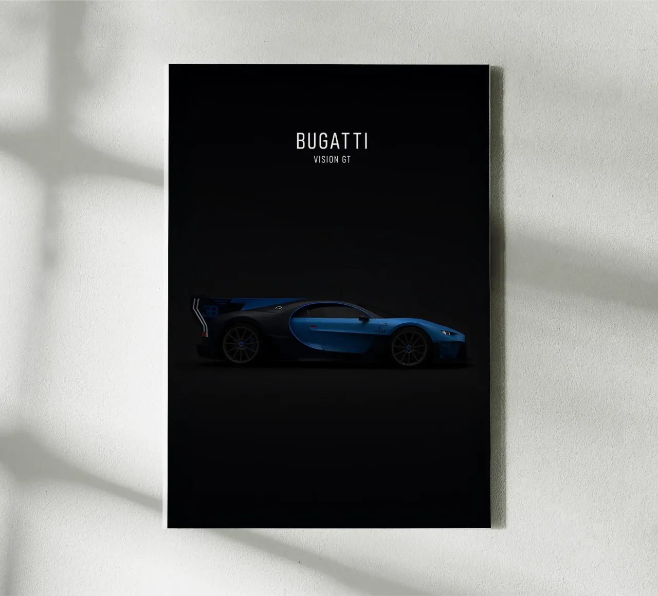 BUGATTI VISION GT canvas met Baklijst van AlexAuto