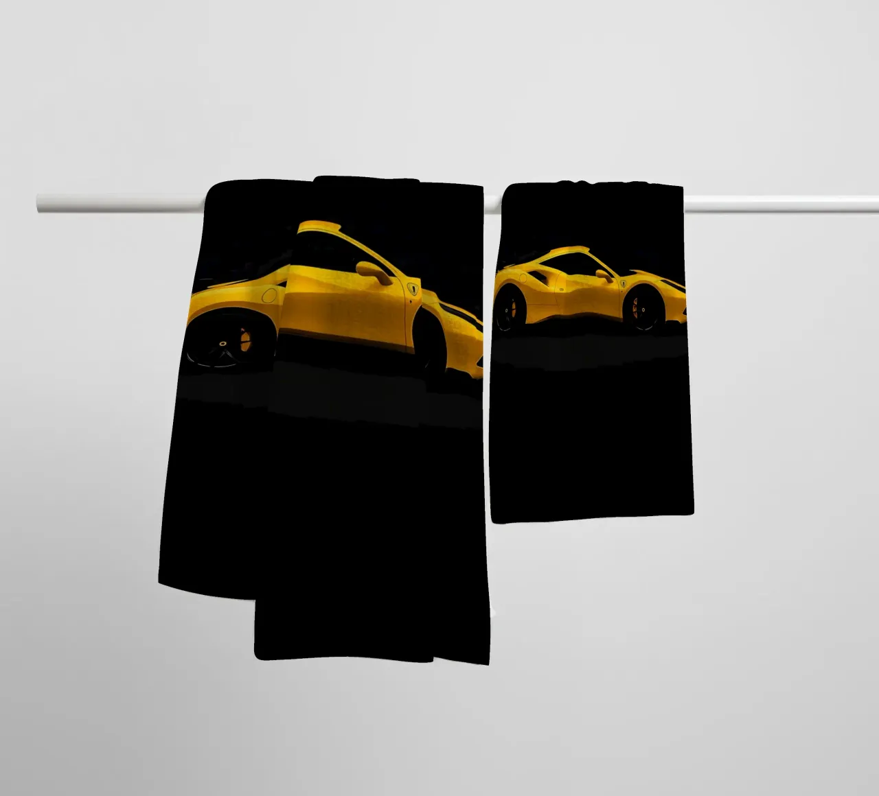 FERRARI 488 GTB asciugamano da bagno da AlexAuto