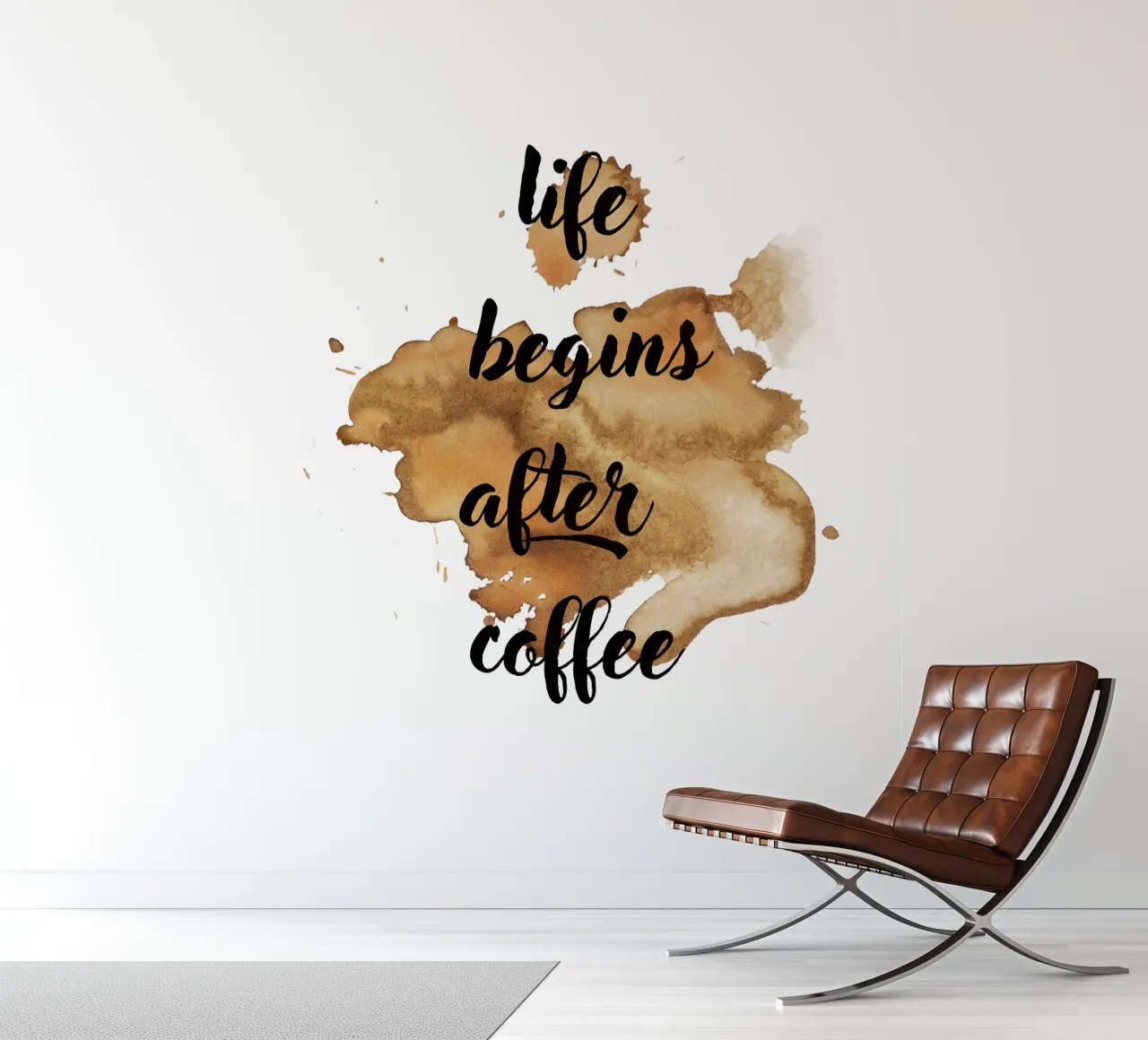 Life begins after coffee photo wallpaper by ArtDesign by KBK