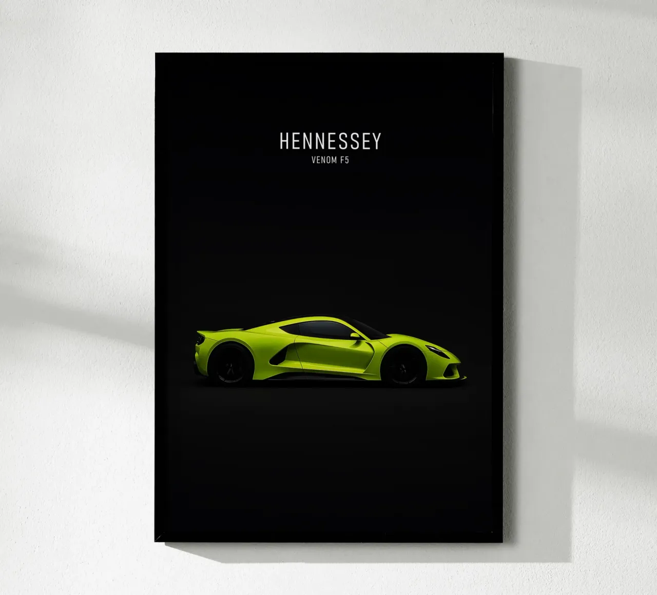 HENNESSEY VENOM F5 poster con telaio in plastica da AlexAuto