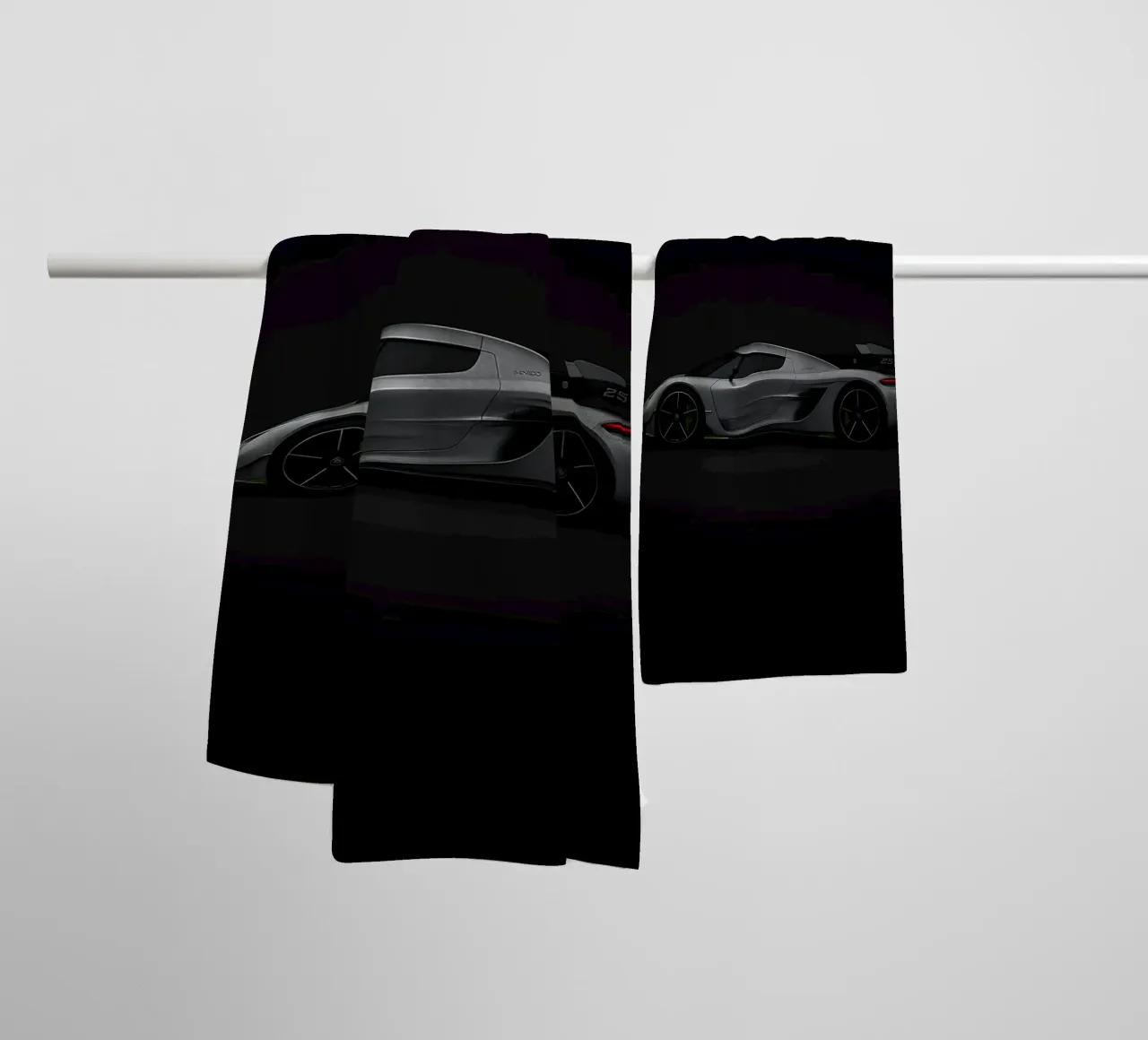 Koenigsegg Jesko asciugamano da bagno da AlexAuto