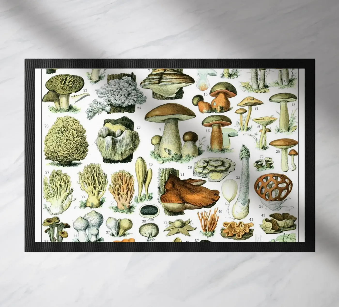Champignons deurmat van Rob Lewis