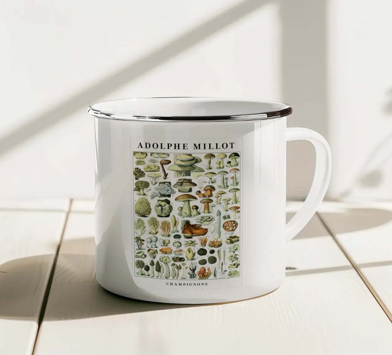 Funghi tazza in smalto da Rob Lewis