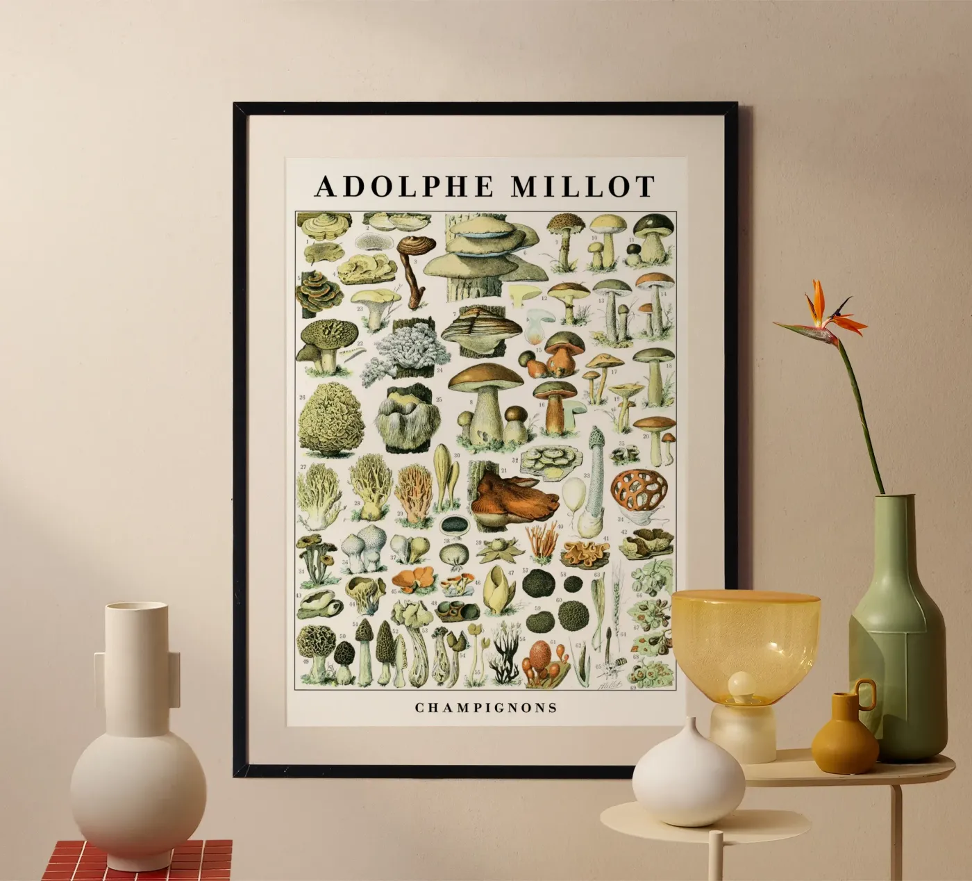 Champignons poster van Rob Lewis