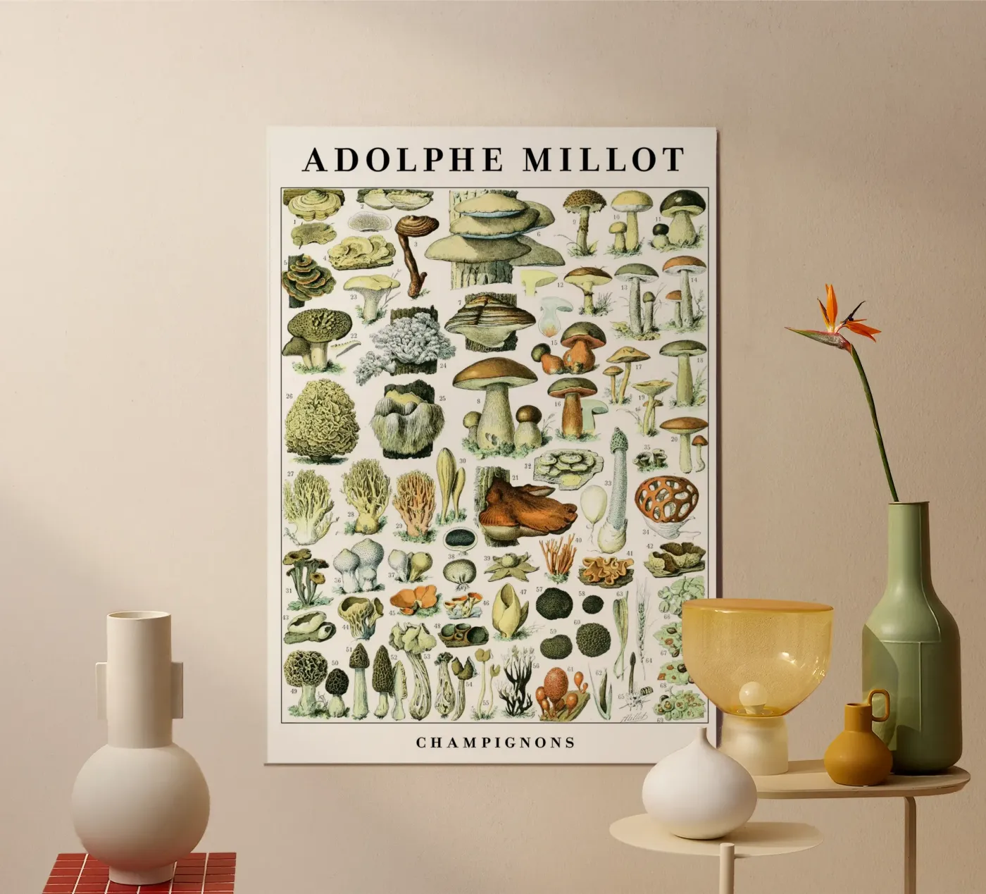 Champignons poster van Rob Lewis