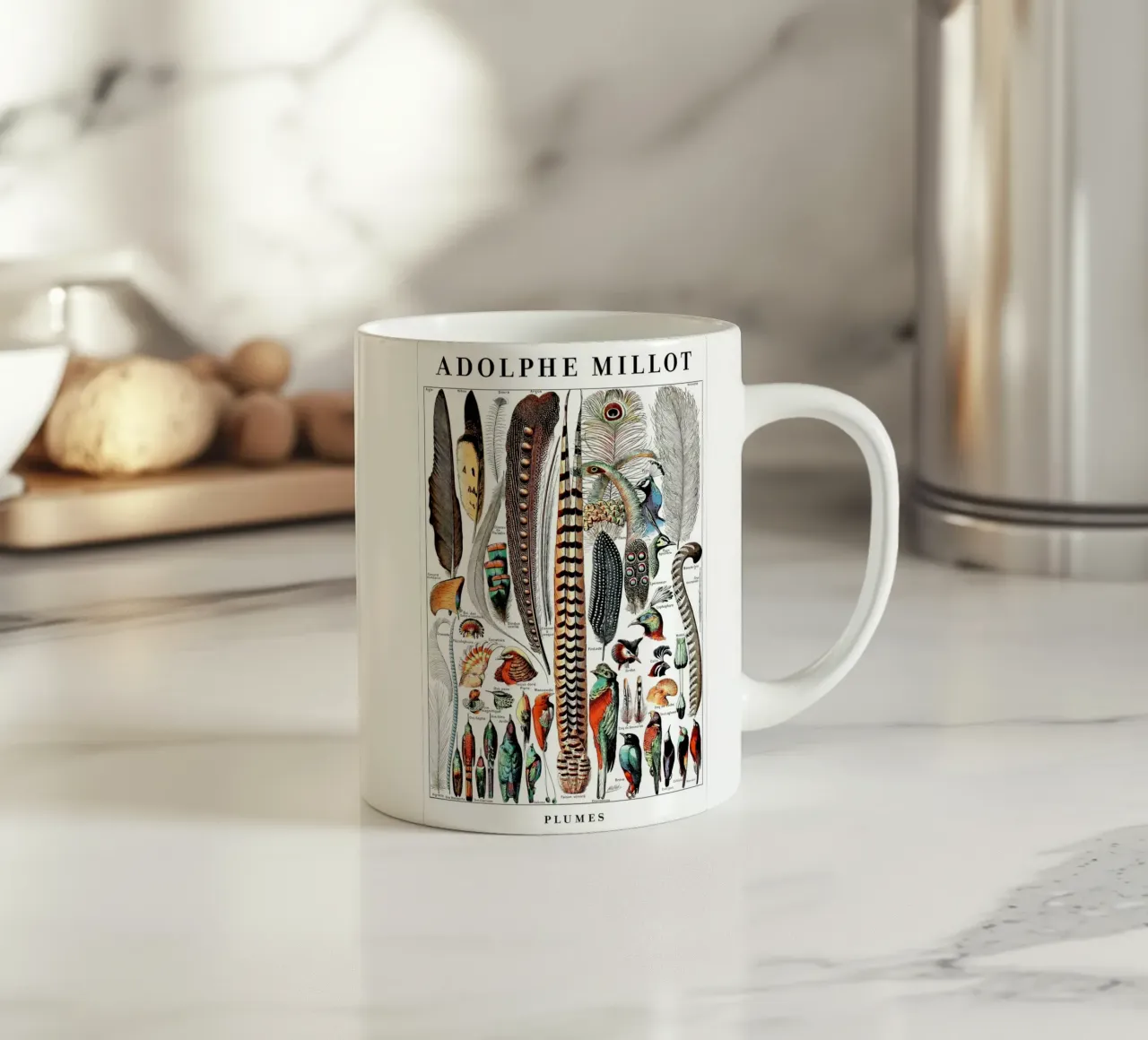Piume tazza in ceramica da Rob Lewis
