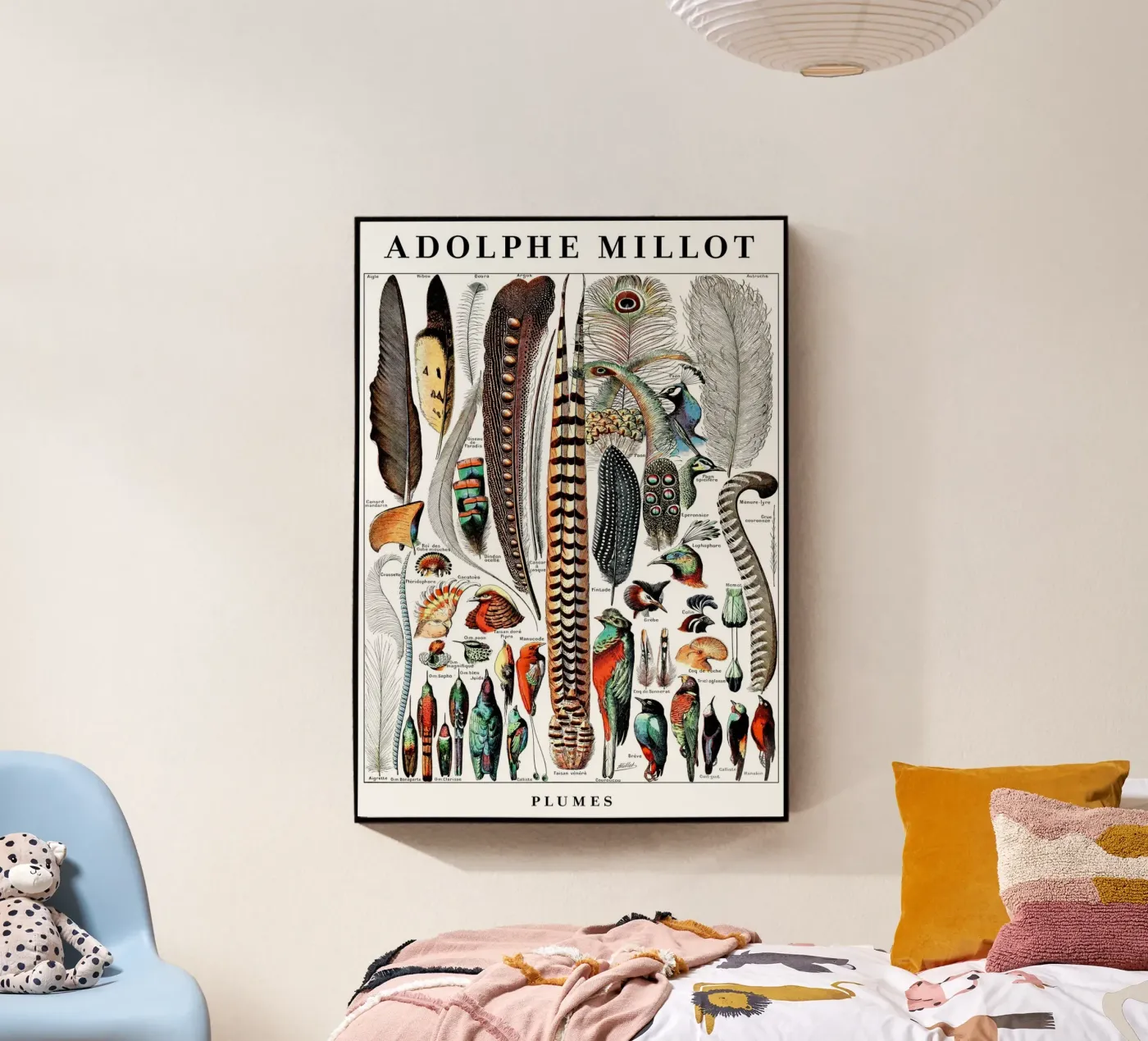 Federn Acryl-Glas von Rob Lewis